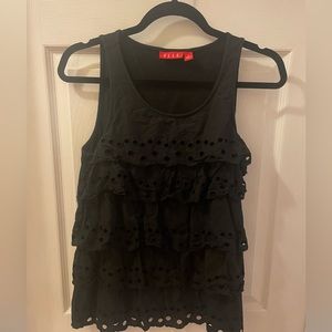 Elle Eyelet Tank Top Size S